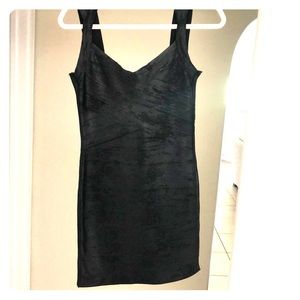 Black mini dress